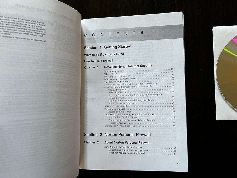 Norton Internet Security for Mac (year 2000)