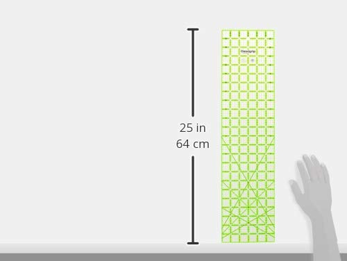 Omnigrip 6" x 24" Non-Slip Rectangle Quilting Ruler