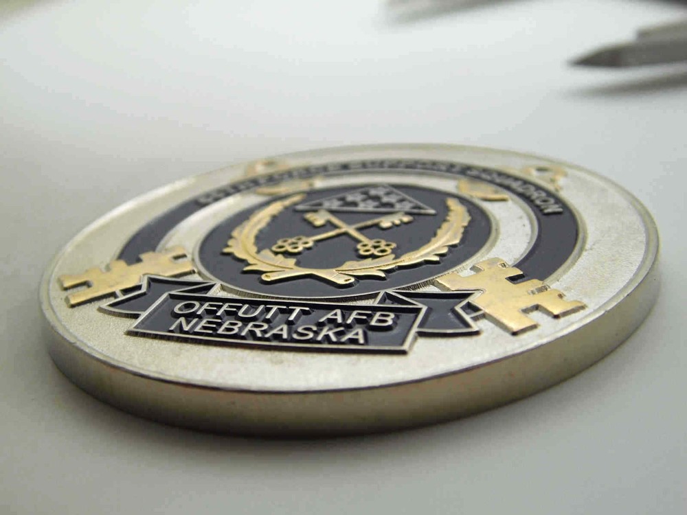 55TH FORCE SUPPORT SQUADRON OFFUTT AFB NEBRASKA CHALLENGE COIN
