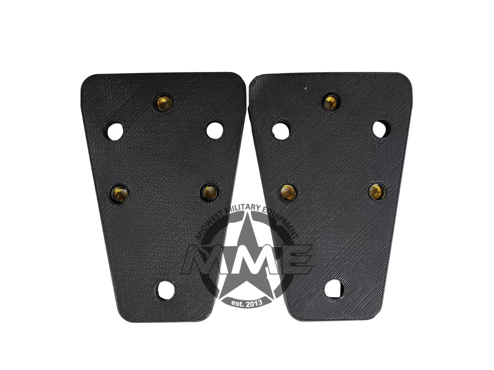 MIRROR ADAPTER PLATE PAIR - CIVILIAN MIRRORS BRACKET HUMMER H1