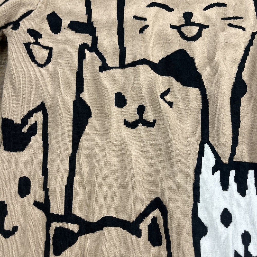 Lizette Collection Pullover Cat Sweater Women’s Size S