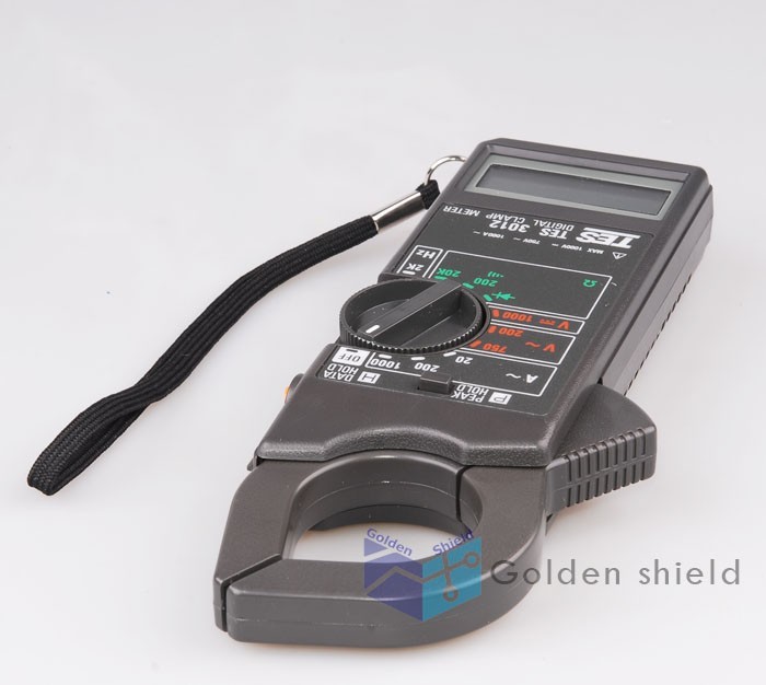 TES-3012 Prof. Clamp Meter AC/DC Sign Display✦Kd