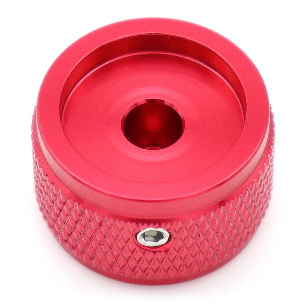 4Pcs Aluminum Guitar Knobs Electronic Control Pot Cap Volume Audio Knobs Red