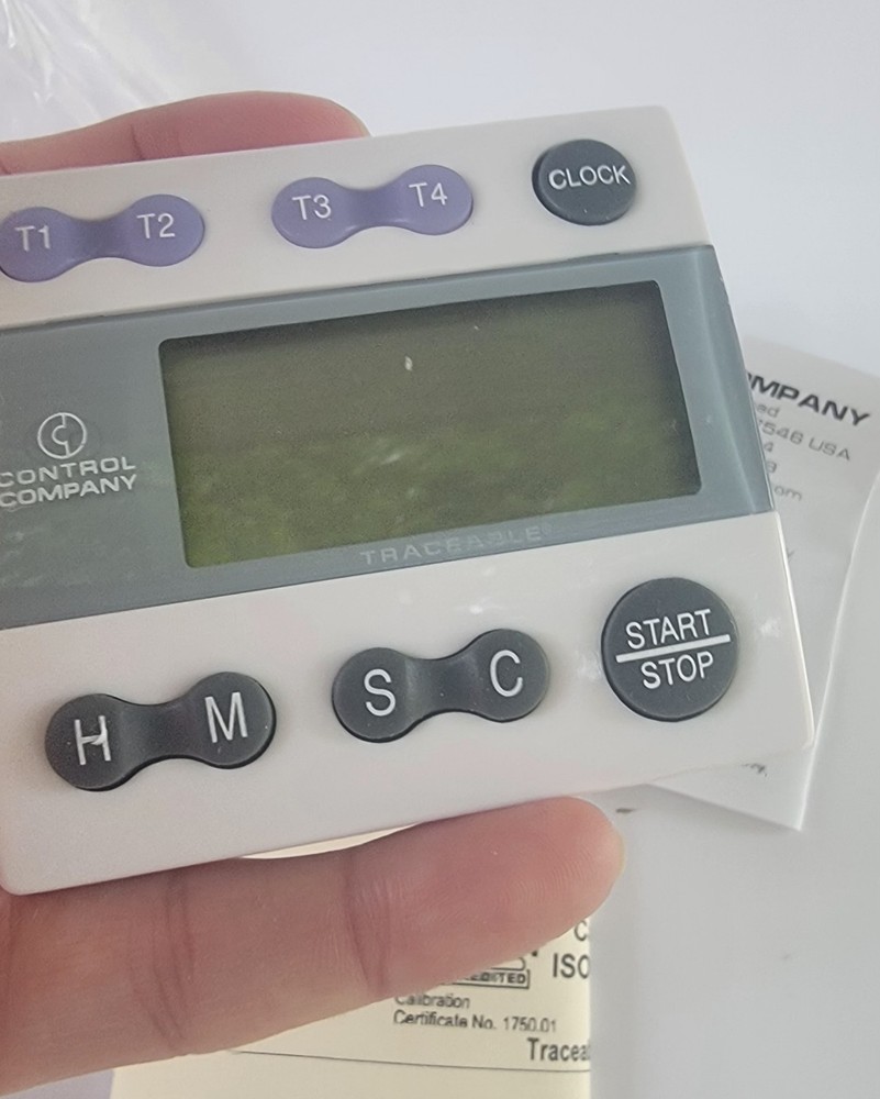 Traceable Four Channel Alarm Timer ISO 17025