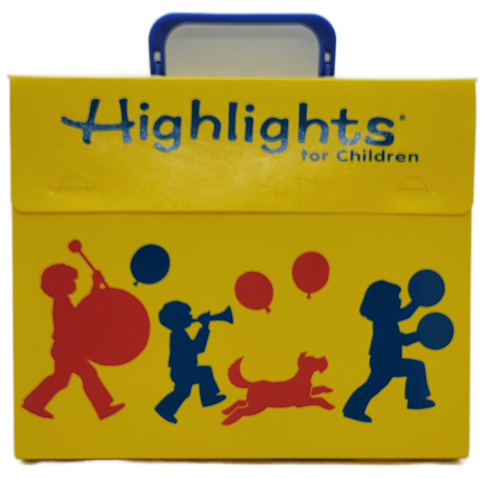 Highlights For Children 1992 Plastic Carrying Case