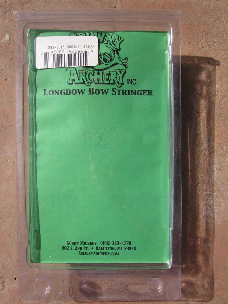 Selway Traditional LONGBOW Stringer NEW SEALED