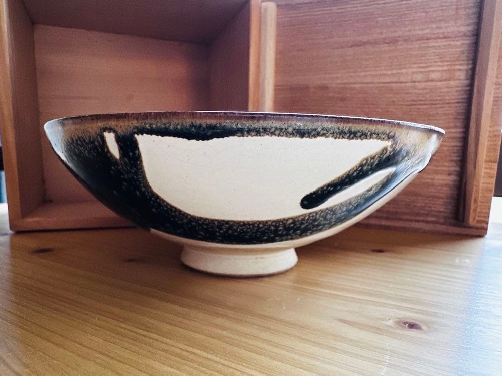 Tea Utensils Wave pattern ceramic