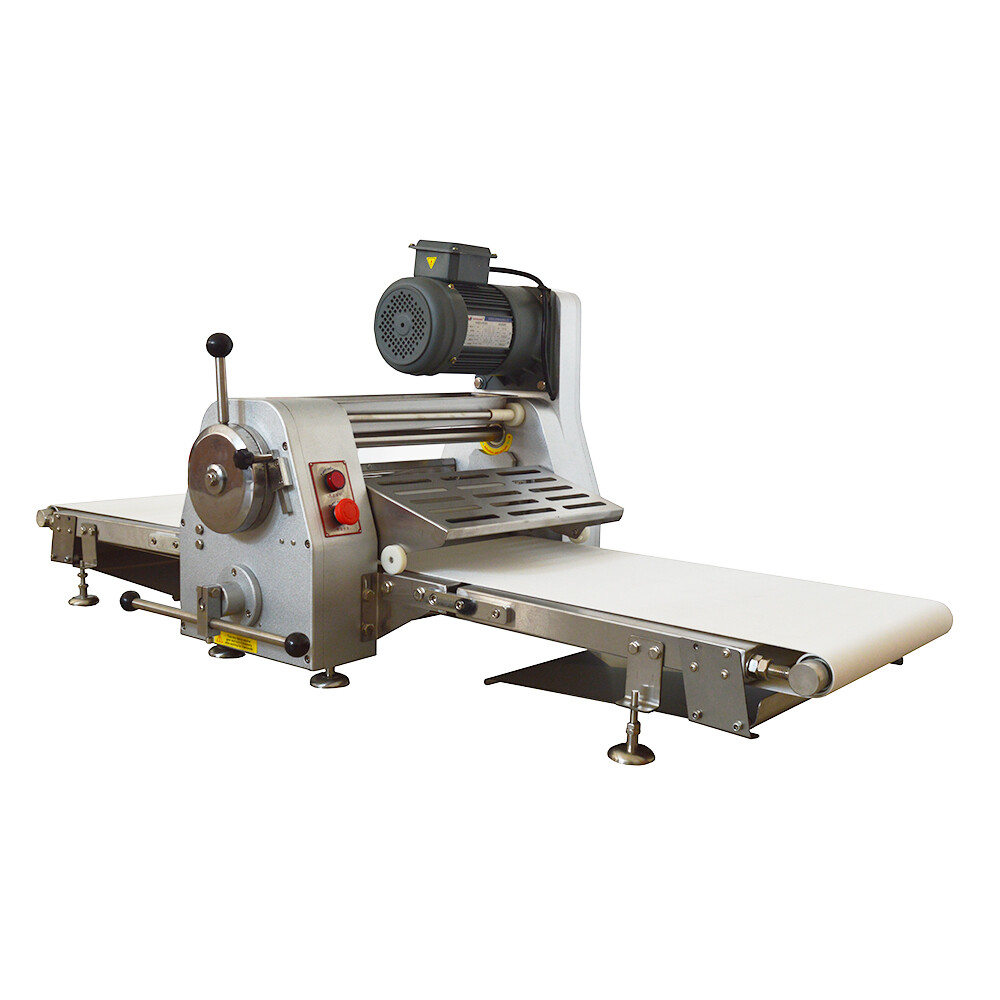 110v 400w Bench Model Reversible Dough Sheeter Foldable Pastry Machine 15in