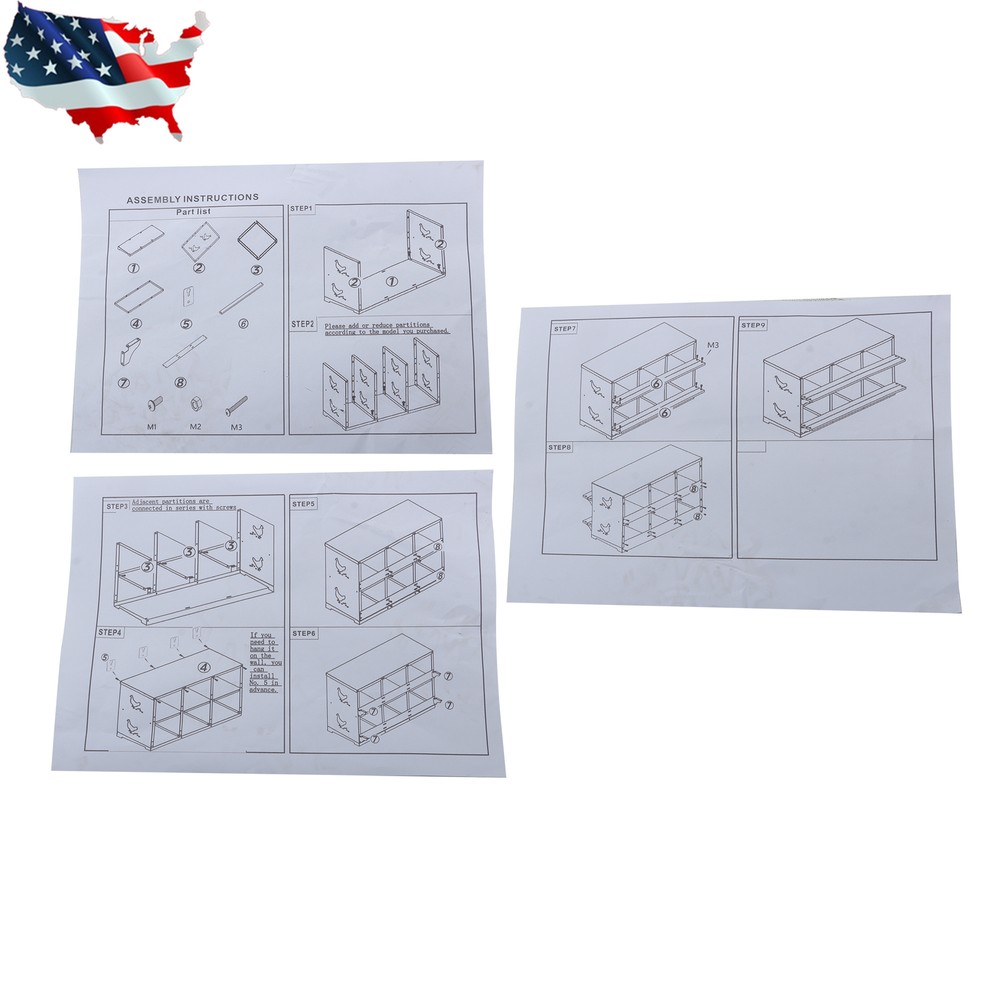 Galvanized Steel Chicken Laying Boxes 6 Compartment Nesting Boxes for Chickens