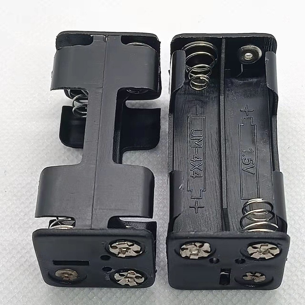 1pcs4 sections No.7 back pack 6V garbage can battery box with contac