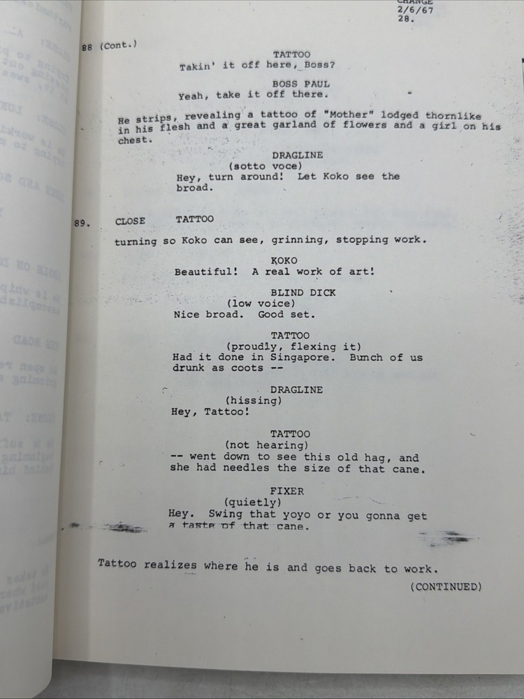 Cool Hand Luke 1966 Rev Final Script Production Copy Frank Pierson Hal Dresner