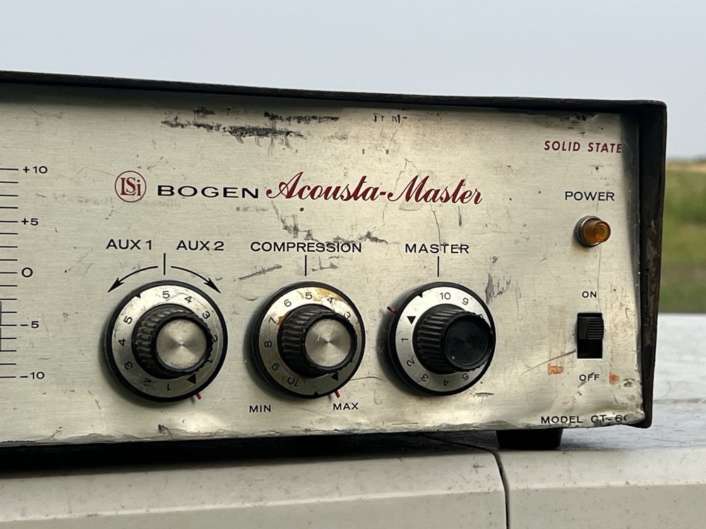 BOGEN ACOUSTA-MASTER CT-60 AS IS PROJECT OR PARTS