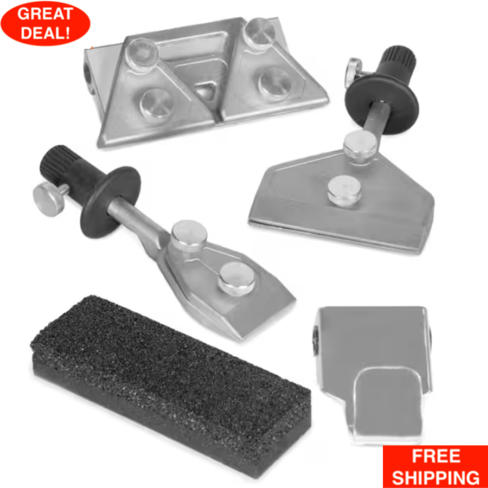 5-Piece Sharpening Accessory Kit For 10-Inch Sharpening Systems Universal Design