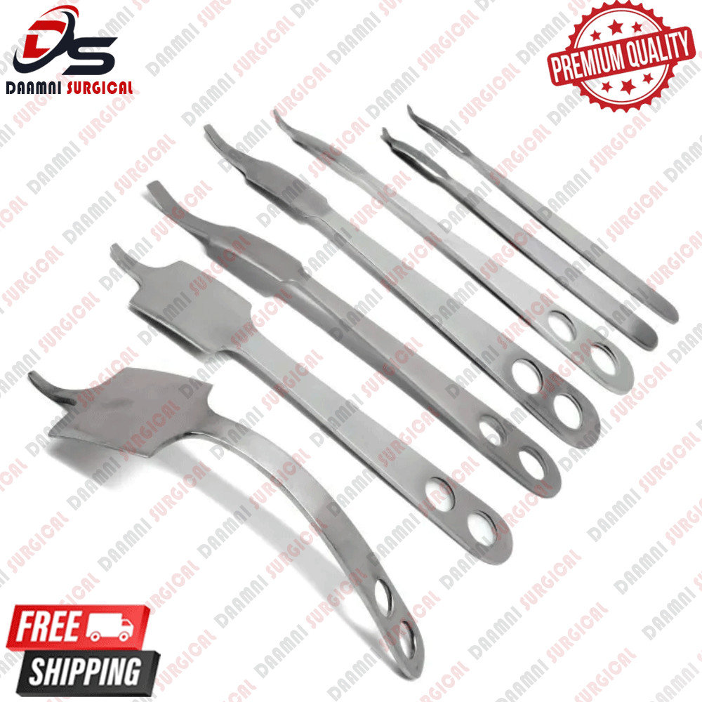 Hohmann Retractor 7 Pcs Surgical Orthopedic Instruments Set