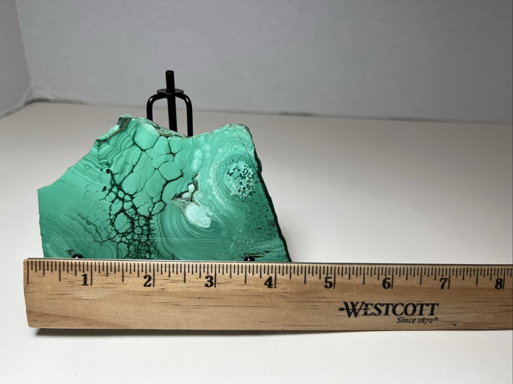 Malachite Slab With Stand
