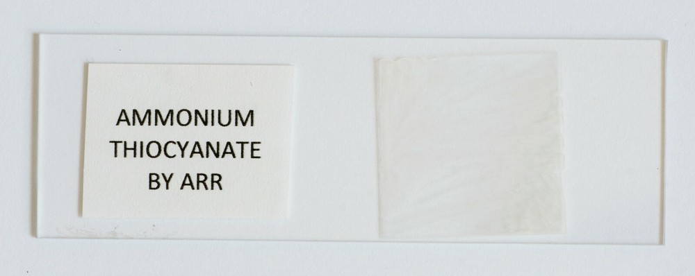 Microscope slide for polarization, AMMONIUM THIOCYANATE