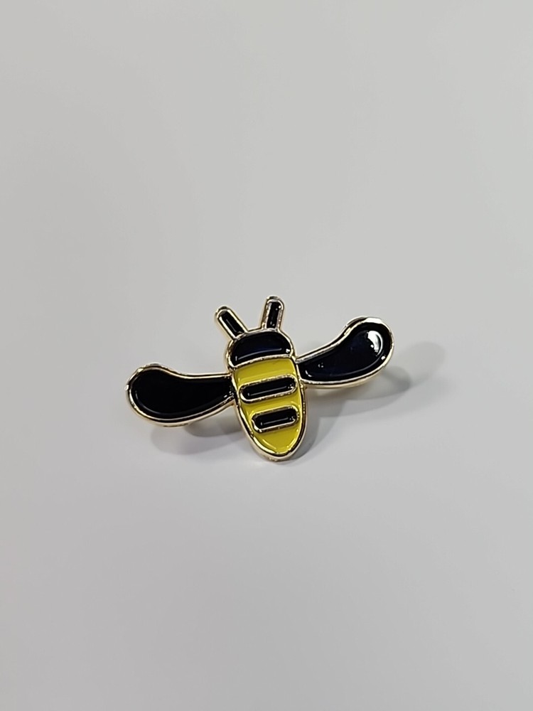 Bumble Bee Lapel Pin Yellow  & Black