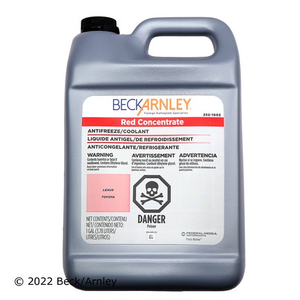 Beck Arnley 252-1002 Prem Coolant Red Concentrate