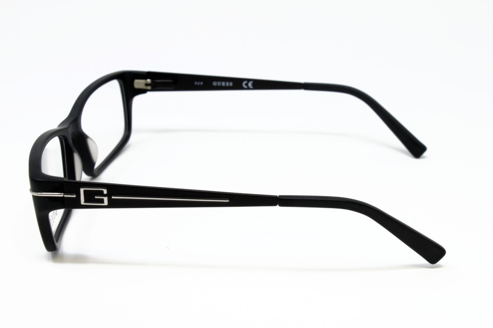 Guess GU1762V-MBLK Matte Black 53mm Unisex Eyeglasses Rectangular Plastic Frame