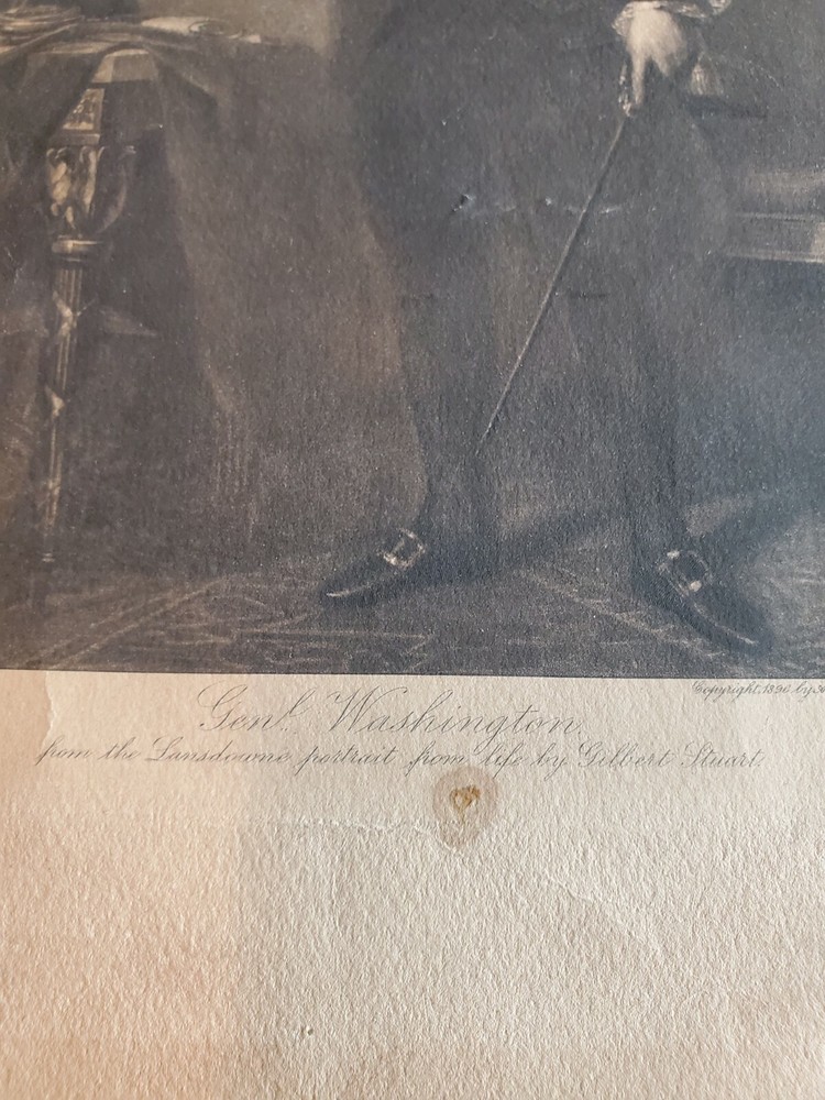 George Washington 1896 Picture Rare
