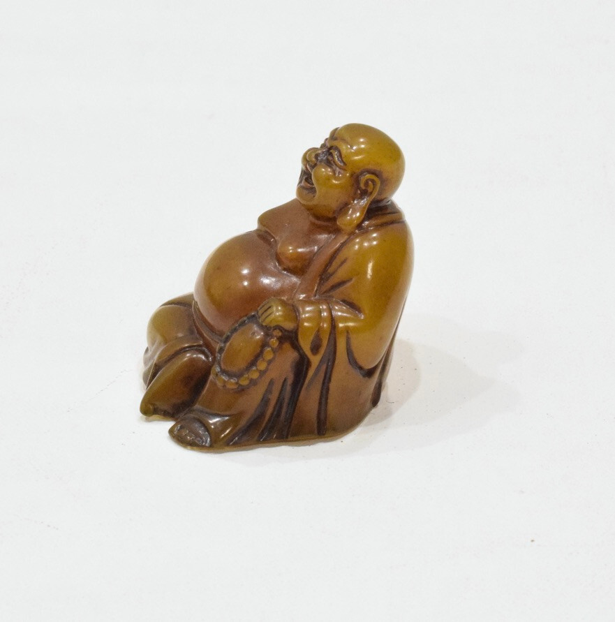 Buddha Carved Red Buddha Statue