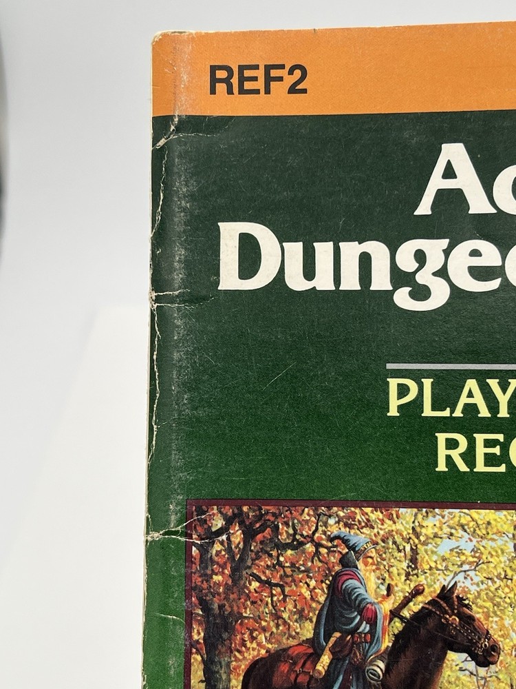 REF2 PLAYER CHARACTER RECORD SHEETS DUNGEONS & DRAGONS AD&D TSR 9028 USED
