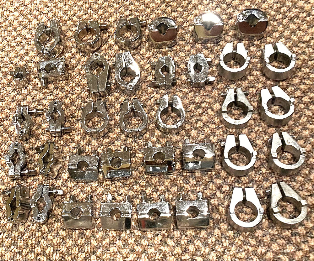 Chrome Drum Clamp Memory Locks Lot