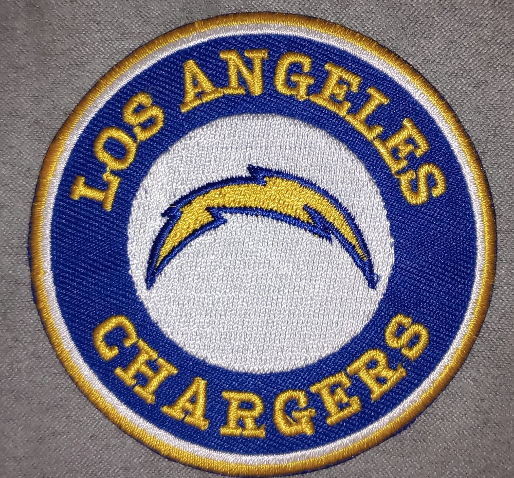 LOS ANGELES CHARGERS IRON ON PATCH