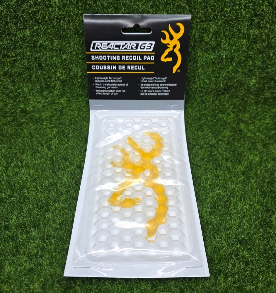 Browning Reactar G3 Recoil Pad Technogel Material - Reduces Felt Recoil - 309015