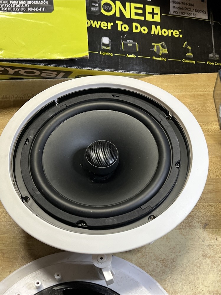 AudioSource AS8C In Wall or In Ceiling Speakers tested