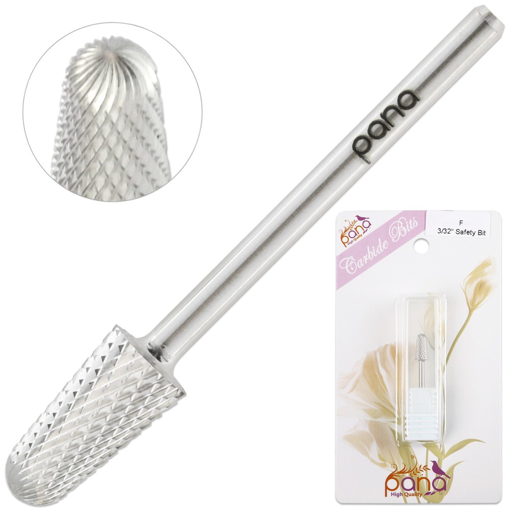 Professional Silver Safety Carbide Nail Drill Bit Fine Grit