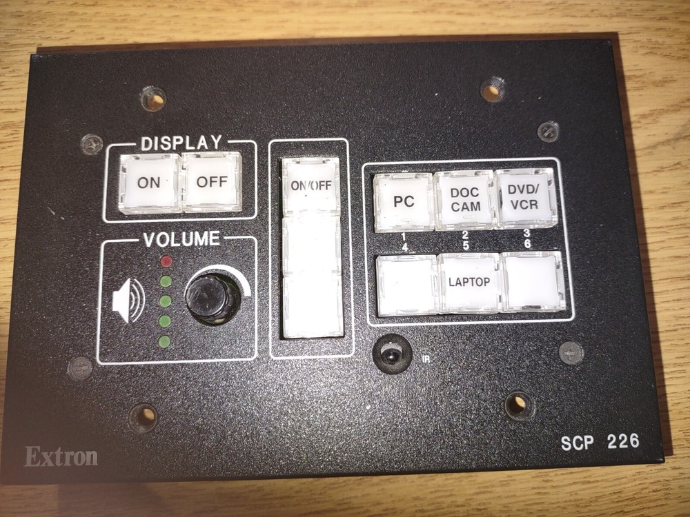Extron 226 Control Panel