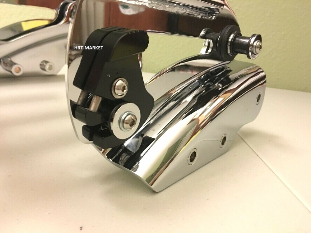 Sissy Bar Luggage Rack Quick Release Backrest Locking Kit For Harley Davidson HD