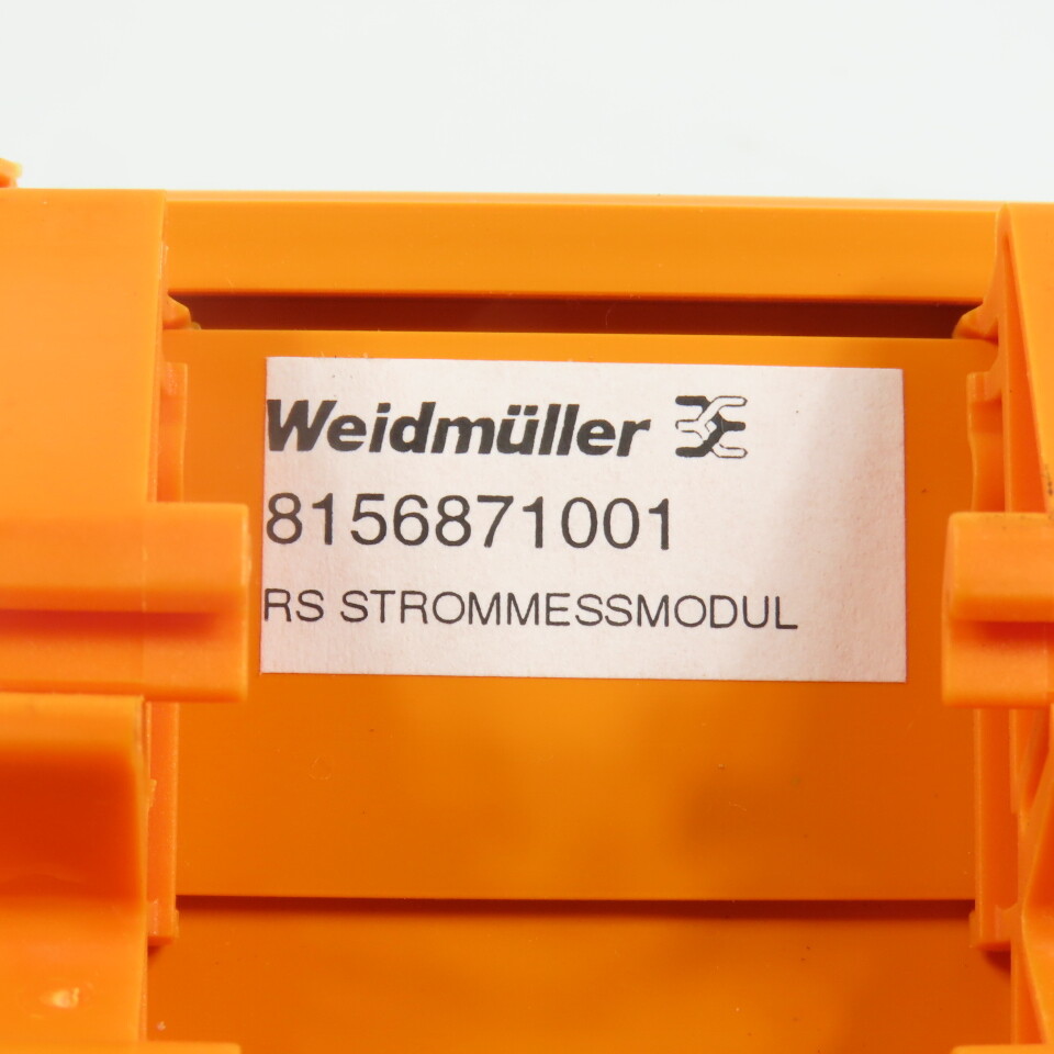 Weidmuller 8156871001 RS Current Measurement Module