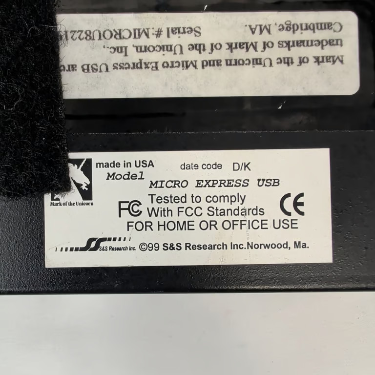 MOTU micro express USB MIDI Interface 4x6 96 Channel SMPTE Timepiece Mac PC