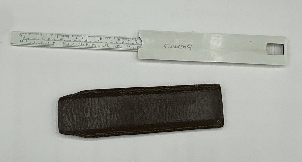 Vtg 6 Piece Engineering & Drafting Tools - Slide Rules, Stencils, Come See!!!