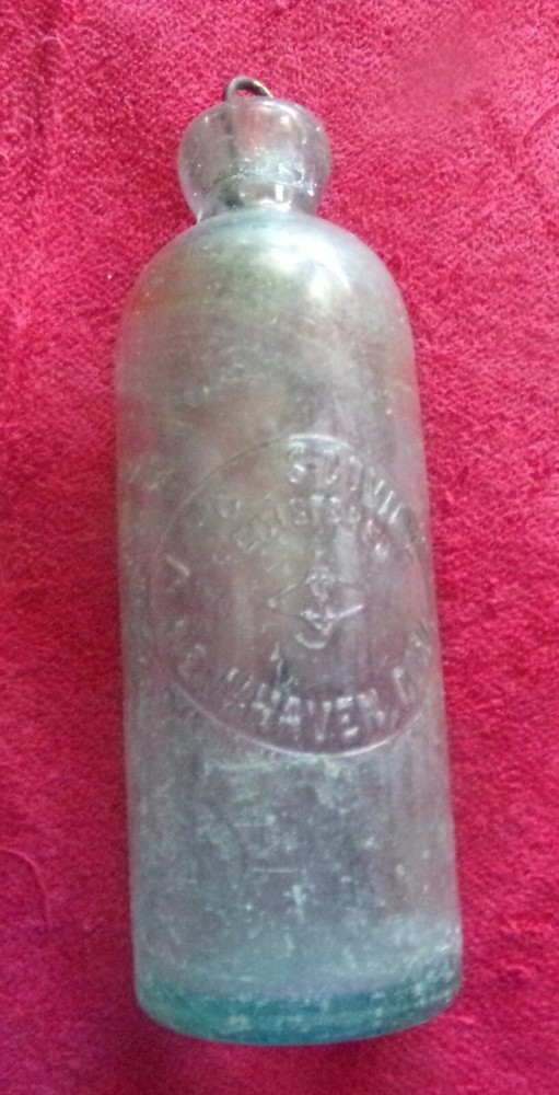 J.C. SCOVILL BEER BOTTLE NEW HAVEN, CT.