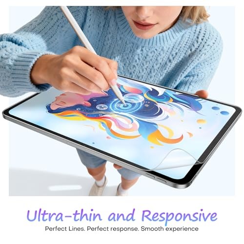 PAPERSENSE 2 Pack Paper Screen Protector for iPad Mini 7 A17 Pro Mini 6