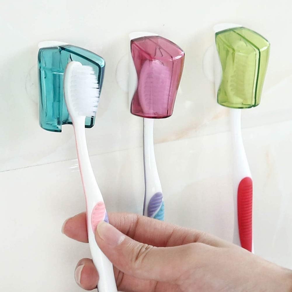 3Pcs Multicolor Toothbrush Holder Travel Head Covers