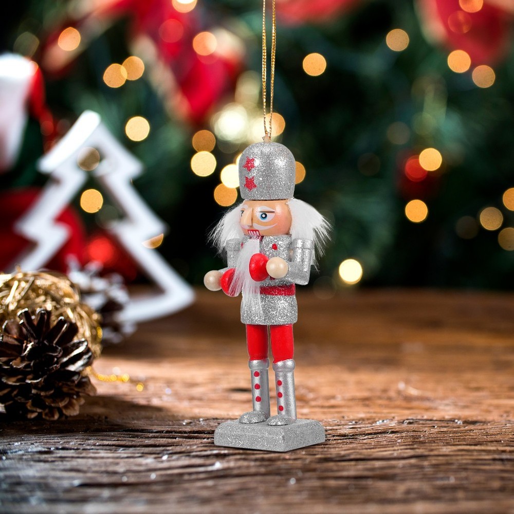 10 Pcs Traditional Nutcracker Soldier Christmas Decor Nutcrackers Table