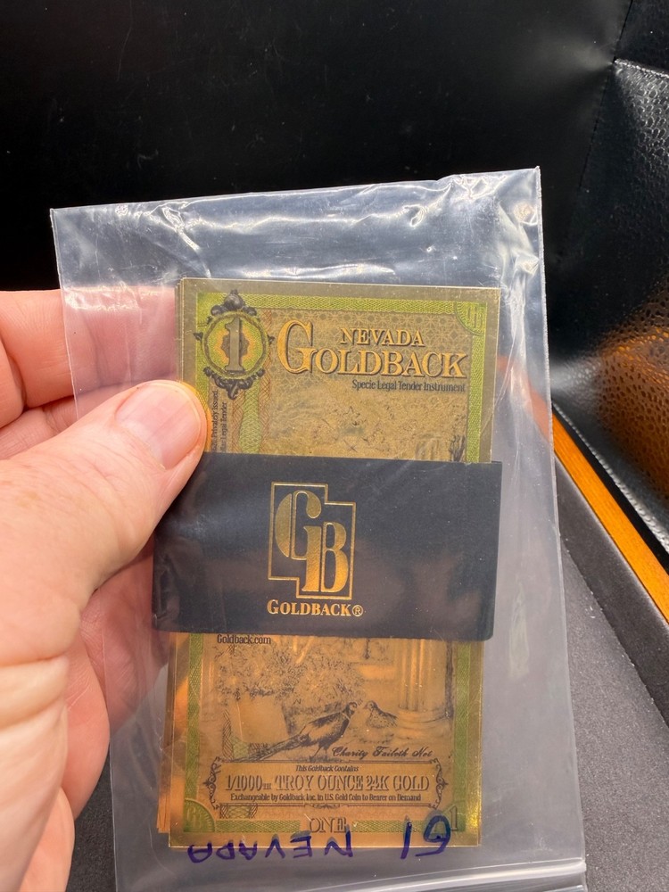 TWO - Nevada 1 Goldback Notes