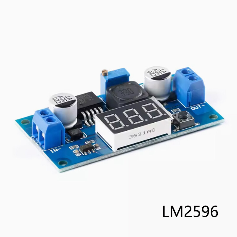 LM2596 DC-DC Step Down Converter Voltage Regulator Module With LED Display New