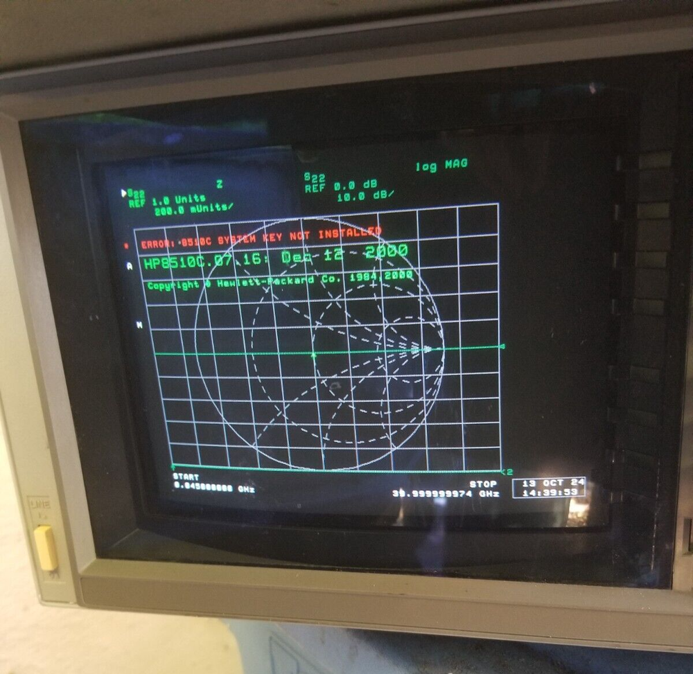 HP85101C Display/Processor for HP 8510C Vector Network Analyzer (VNA)