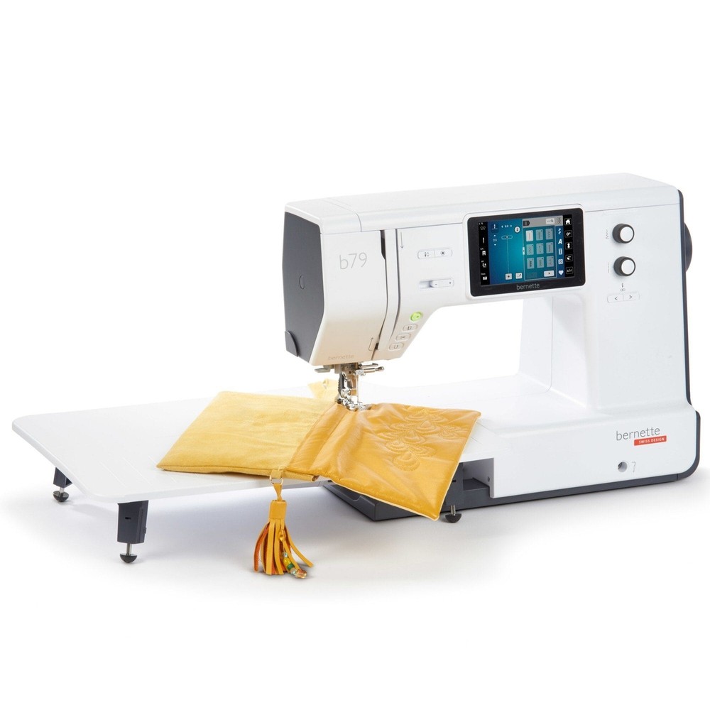 Bernette B79 Sewing & Embroidery Machine Bundle with 130 Thread Spools