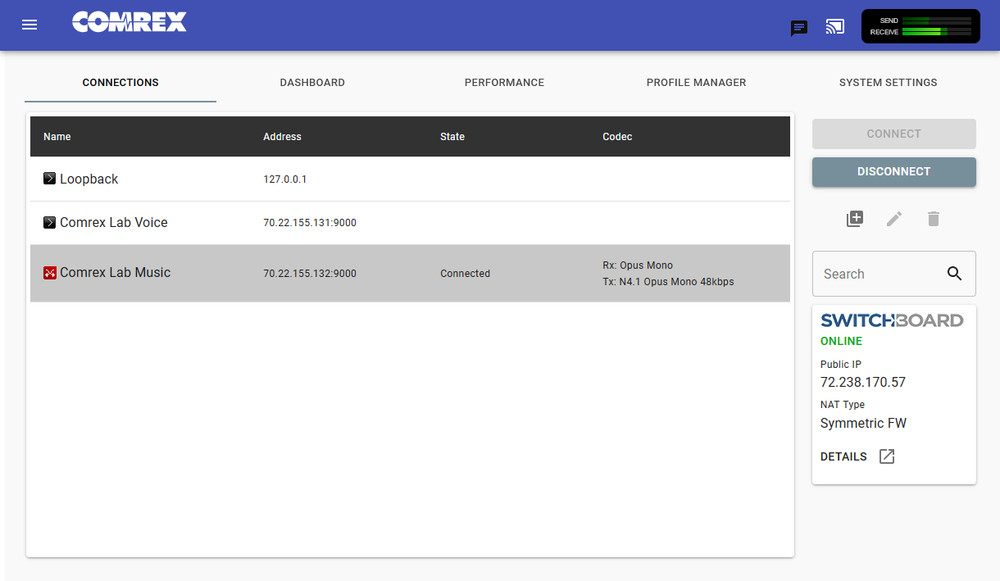 Comrex ACCESS Codec AES Audio Over IP Endpoint AAC Internet AoIP w/ TS License