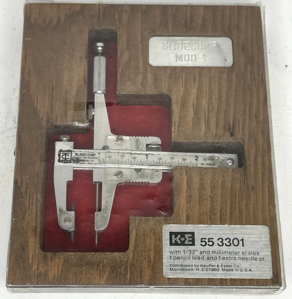 KEUFFEL & ESSER/CREATIVE INSTRUMENTS SLIDECOMP MOD-1 DRAFTING COMPASS 553301
