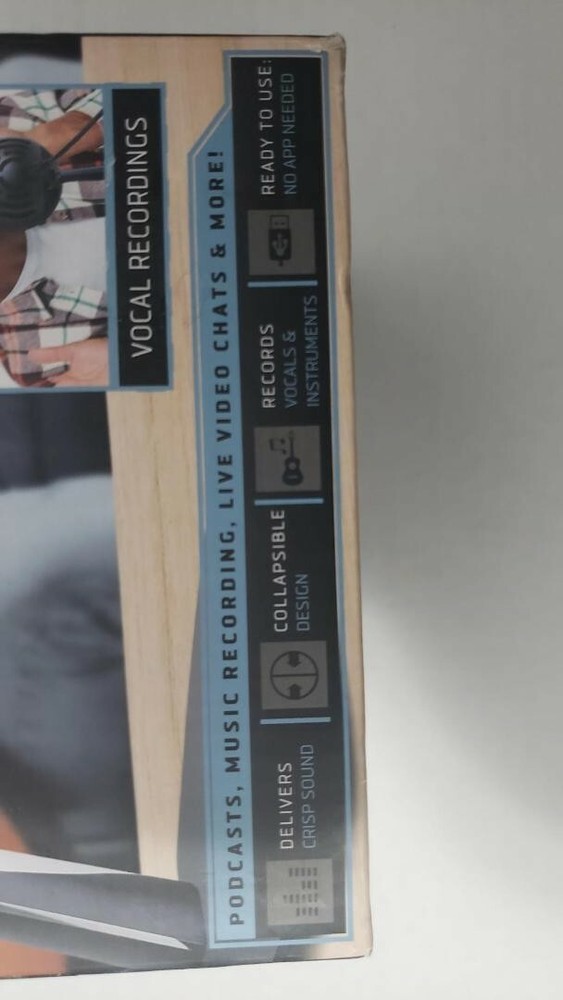 Sharper Image Studio Quality USB  Microphone