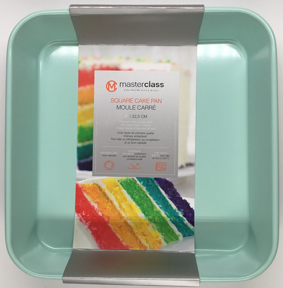 New Masterclass Premium Bakeware Set~9” Square Cake Pan~9” Round Springform Pan