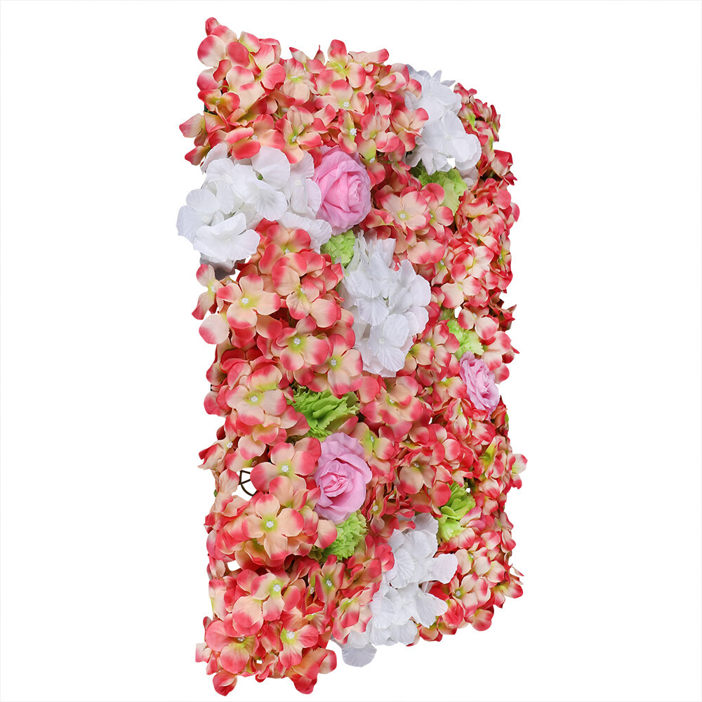 6pcs Artificial Flower Wall Panel Wedding Party Backdrop Plant Wall Decoration