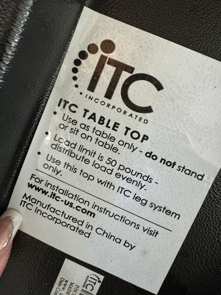 ITC Marine LED Table Top With Leg Boat Table Pole